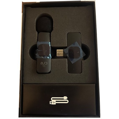 میکروفون یقه‌ای بی‌سیم MJD Type-C همراه مبدل Micro USB | مناسب تولید محتوا و ضبط صدا - تصویر 3