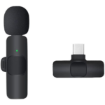 میکروفون یقه‌ای بی‌سیم MJD Type-C همراه مبدل Micro USB | مناسب تولید محتوا و ضبط صدا