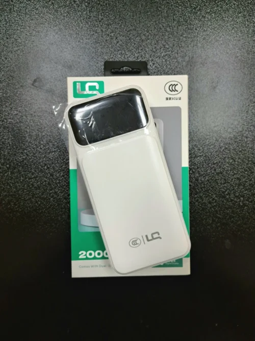 پاوربانک LQ مدل ZT-07A ظرفیت ۲۰۰۰۰ میلی‌آمپرساعت