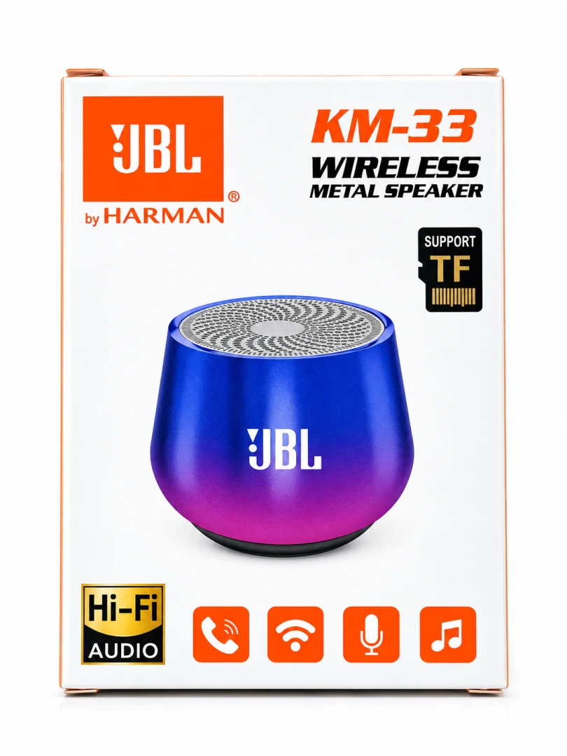 اسپیکر بلوتوثی JBL Mini KM33 | اسپیکر مینی رم خور با صدای قدرتمند